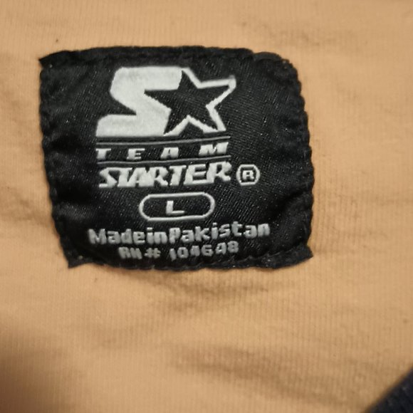 Vintage Starter Michigan Wolverines Crewneck Pullover Sweat Shirt Large Men's - Picture 4 of 6